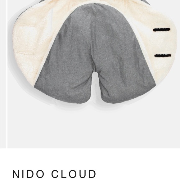 7AM Enfant Fleece-lined Nido Cloud Car Seat Wrap Blanket in Small - Picture 7 of 9